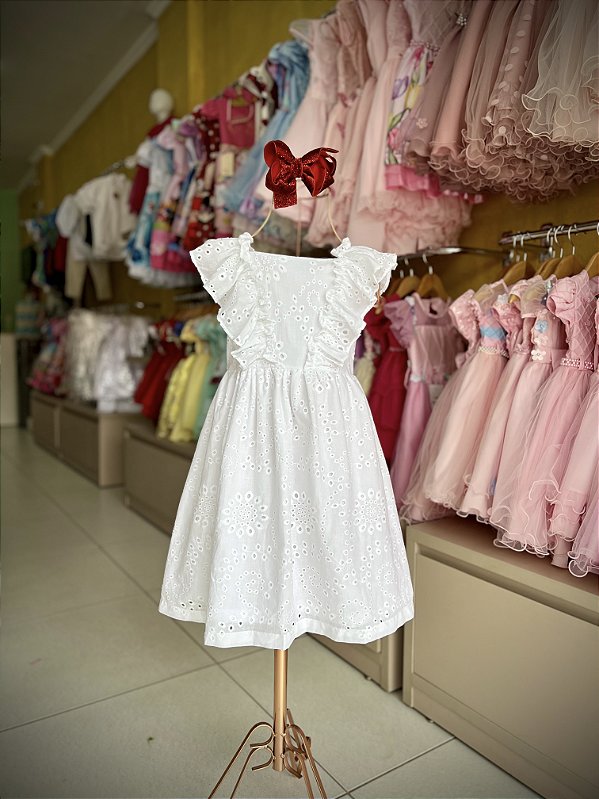 Vestido Talita Laise Branco