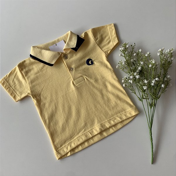 Gola Pólo Infantil masculina Amarela