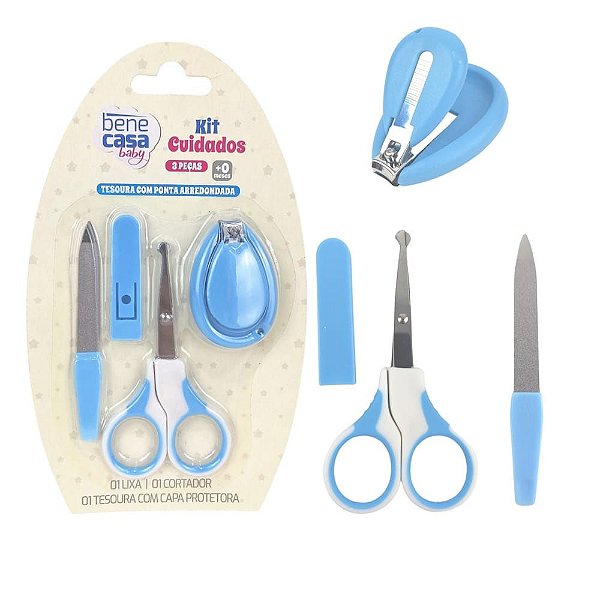 Kit Higiene Bebê Azul