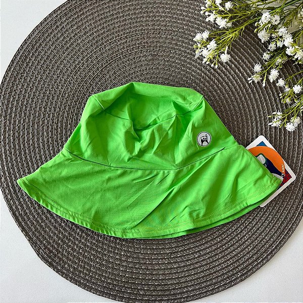 Chapéu Infantil com Proteção Solar Verde