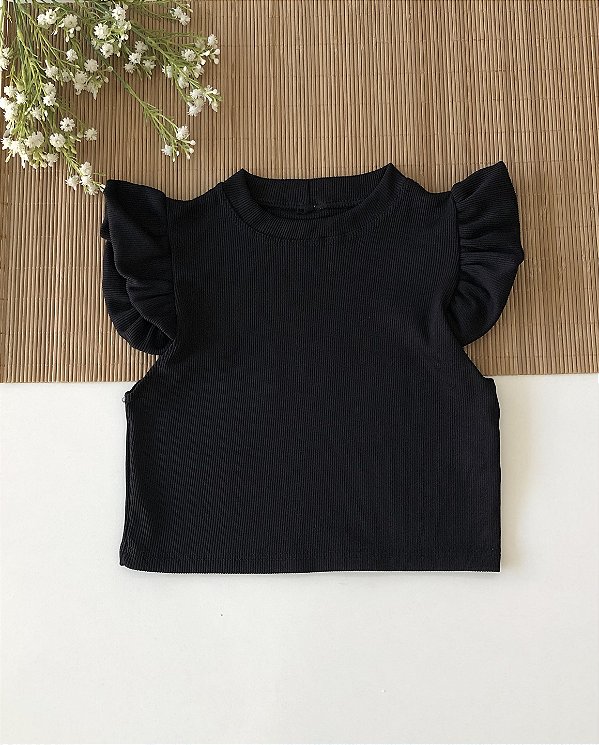 Cropped Isa Preto