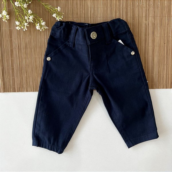 Calça Color Baby Masculino Marinho