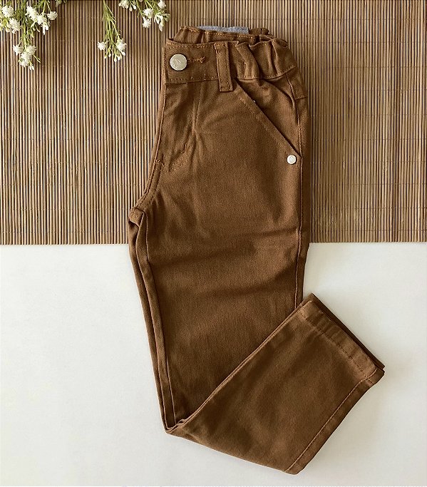 Calça Infantil Masculina Color Telha