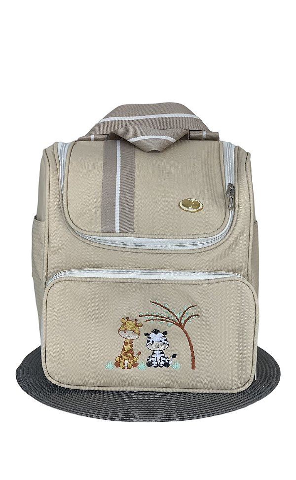 Mochila Jasmim Safari Bege