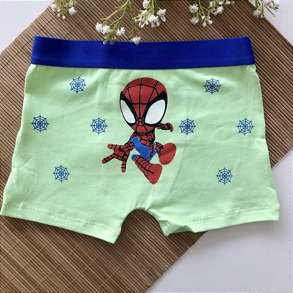 Cueca Box Infantil Spider Man Lima