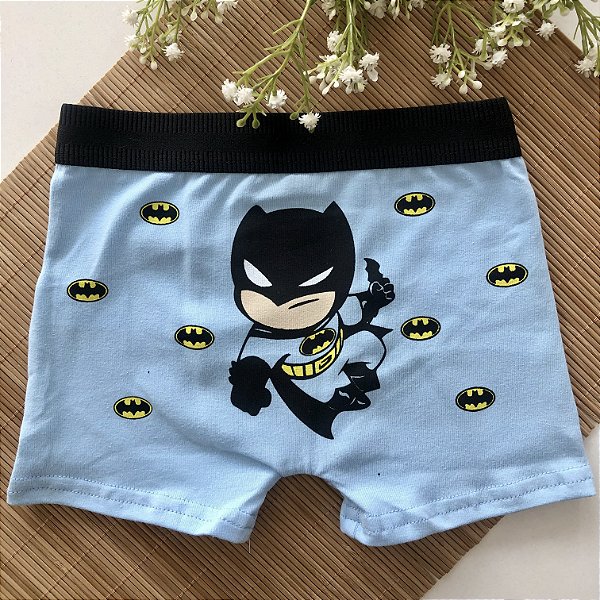 Cueca Box Infantil Batman AZUL Bebê
