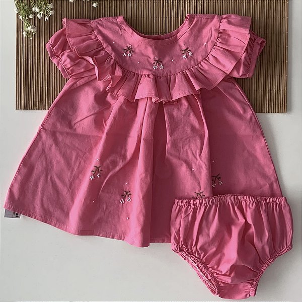 Vestido Com Calcinha Rosa