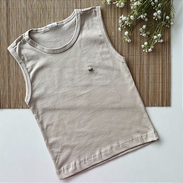 Regata Infantil Básica Caqui