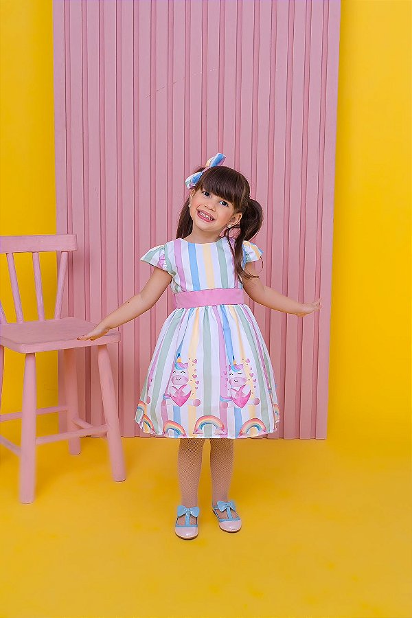 Vestido Infantil Unicórnio