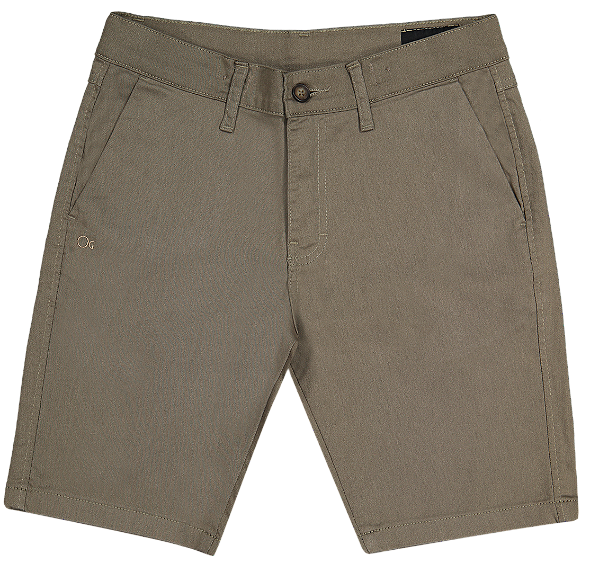 Bermuda Infantil Essencial Color Caqui Ogochi