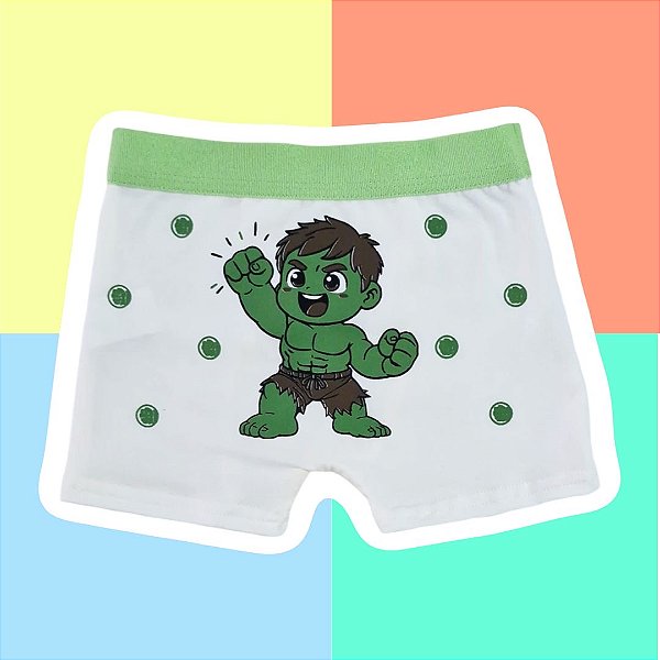 Cueca Box Infantil HULK