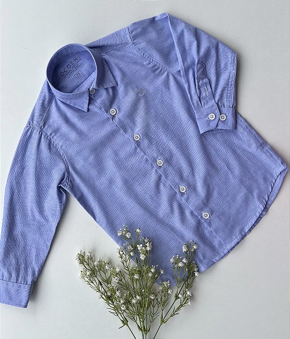 Camisa Infantil Essencial Azul Ogochi