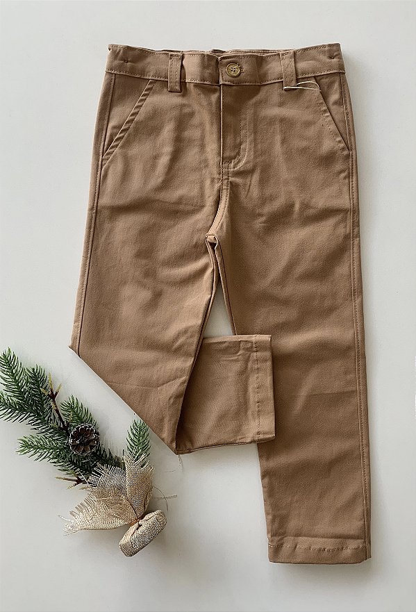 Calça Esport Fino Infantil Caramelo Caribe