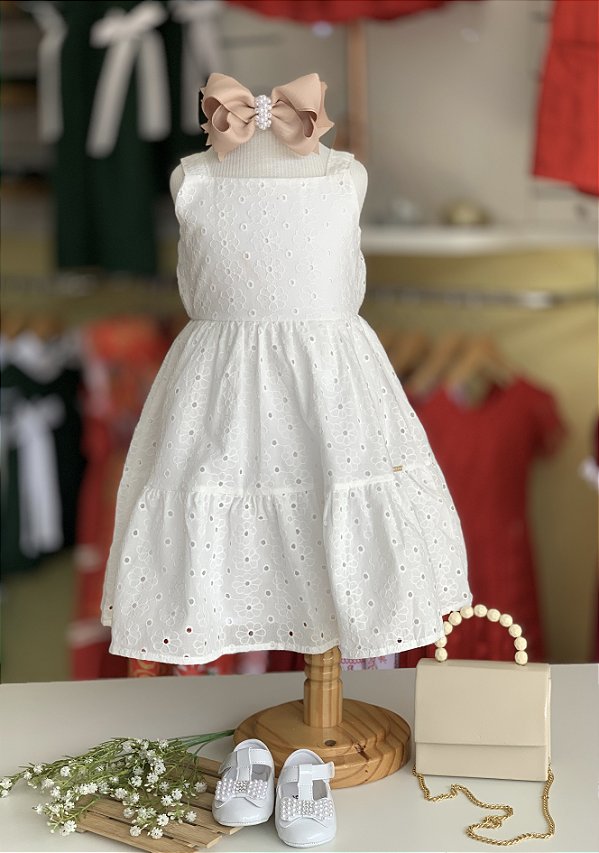 Vestido Off White Lasie Cinti