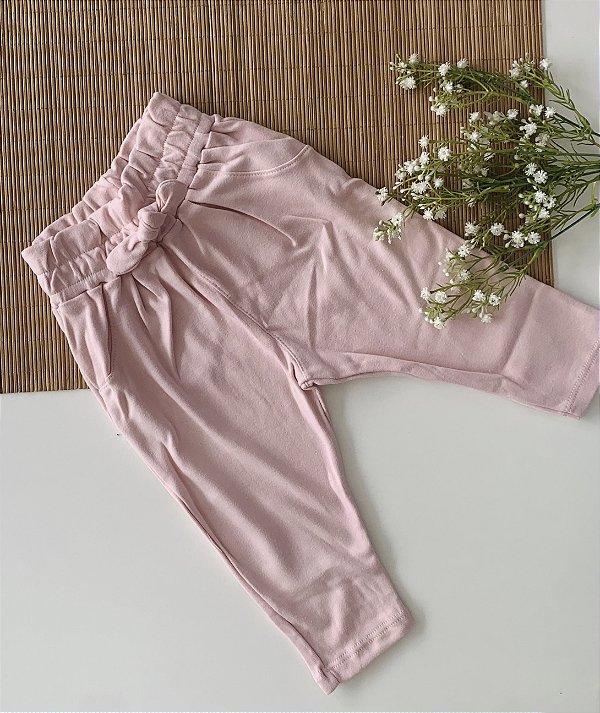 Calça Rosa Plie Cinti