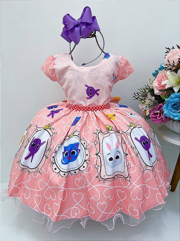 Vestido Temático Bolo Fofos S