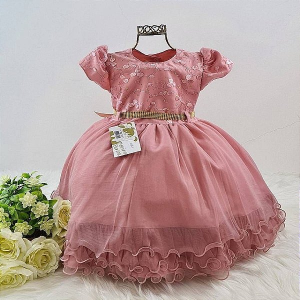 VESTIDO ROSE LUXO DAMINHASS