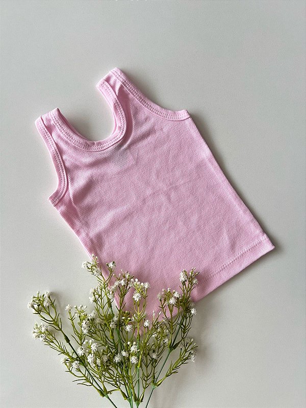 Regata Canelada Rosa