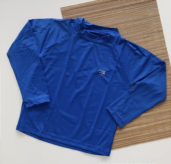 Camisa de Proteção Solar UV Azul Royal