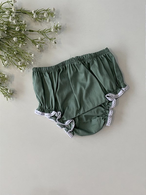 Calcinha Fustão Verde Menta