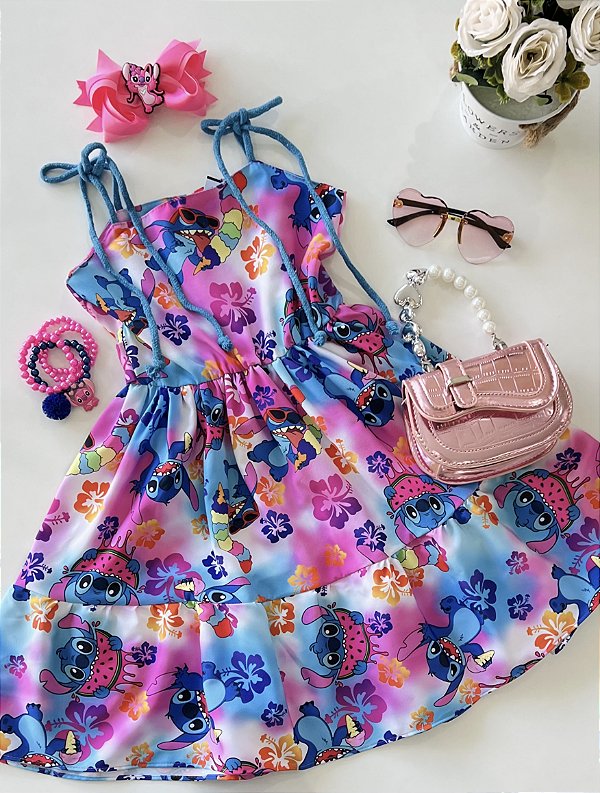Vestido Isis Stich Azul