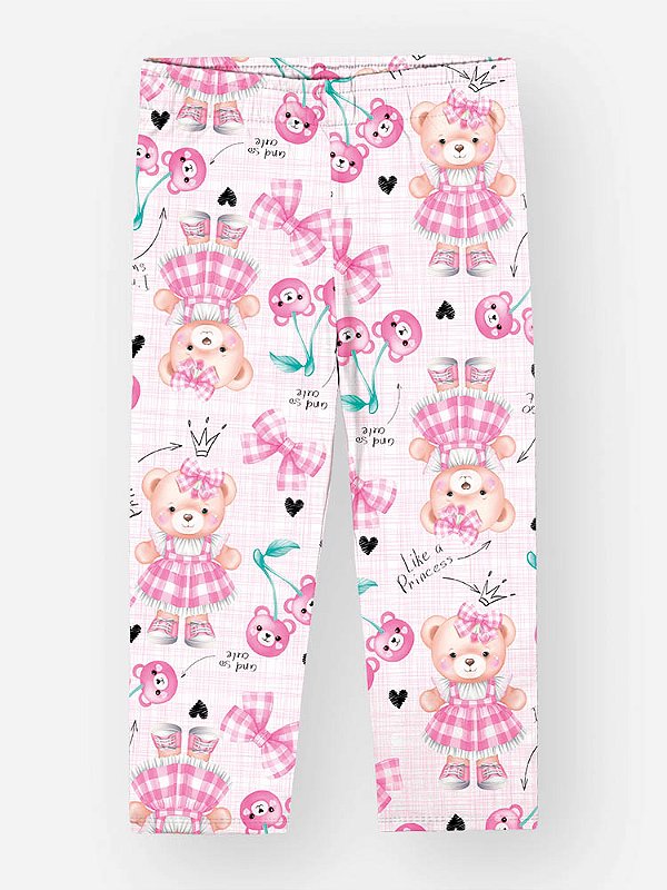 Legging Rosa Cerejas Cinti
