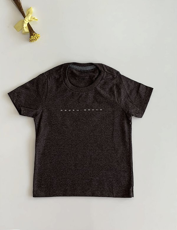 Camiseta Infantil Concept Mescla Marrom Ogochi