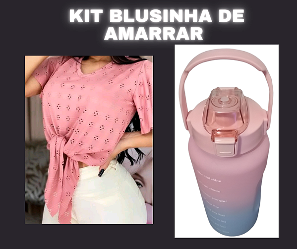 Kit Blusinha de Amarrar