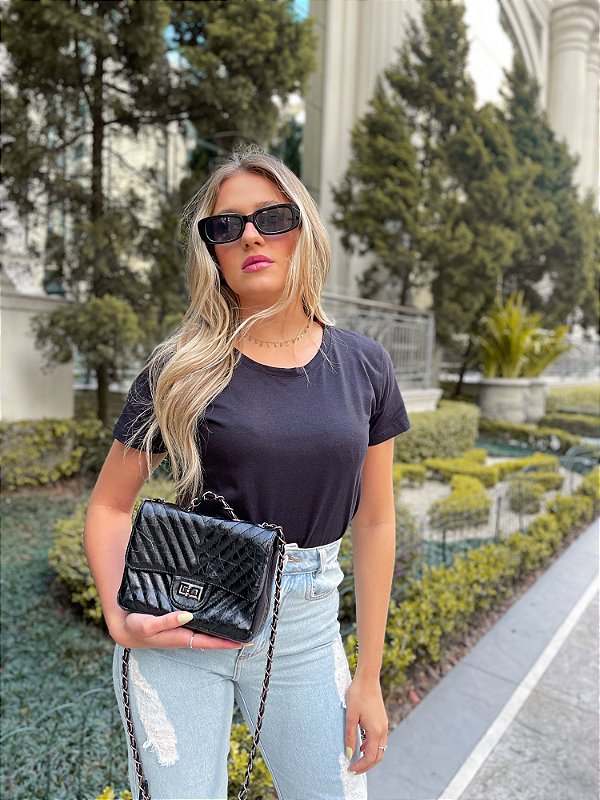 T-shirt Nana Costa Basic Preta