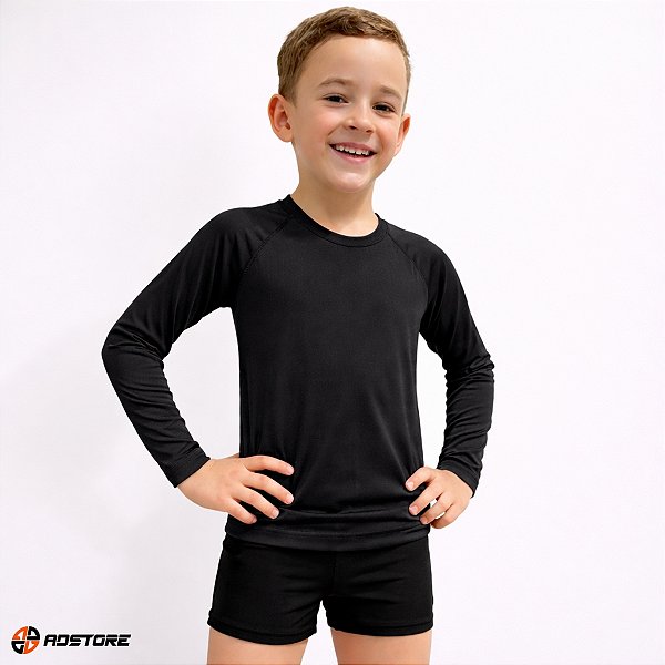 Conjunto Camisa Segunda Pele e Sunga Adstore Premium Infantil