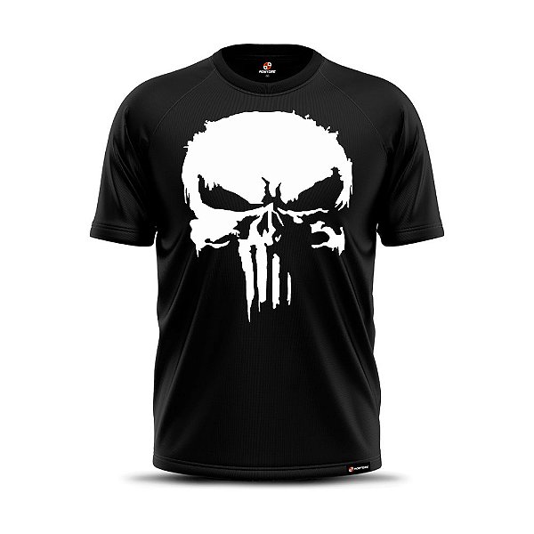 Camiseta Skull Caveira Adstore Masculina Preta Urban