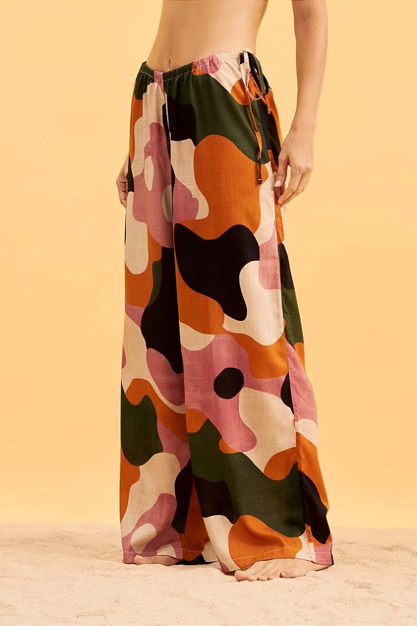 Calça Cadarço Lateral Tanzânia