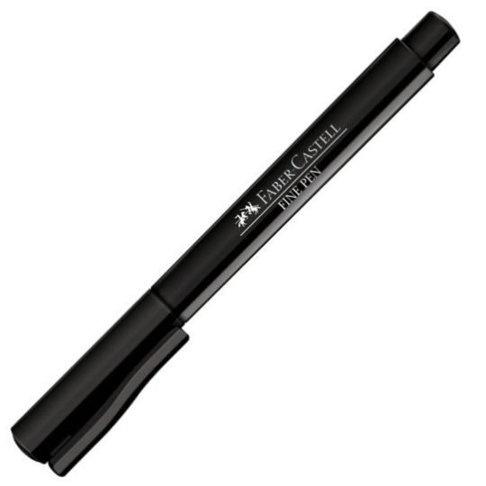Caneta Fine Pen 0.4mm Preto - Faber Castell