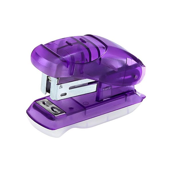 Grampeador Mini Colorido para 10 folhas - Brw