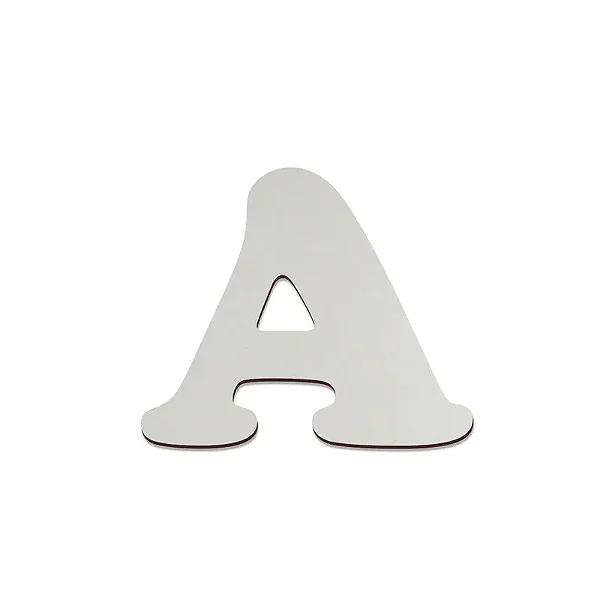 Letra à Escolher Mdf branco 3mm
