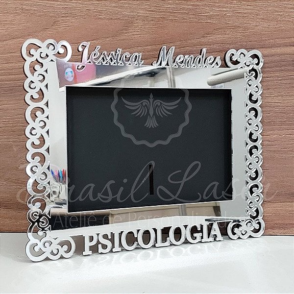 Porta Retrato Formatura Psicologia / Psicóloga / Psicólogo / Psicopedagoga ou Qualquer outro curso Personalizado - com Opção de Quantidade e cores dentro do anuncio