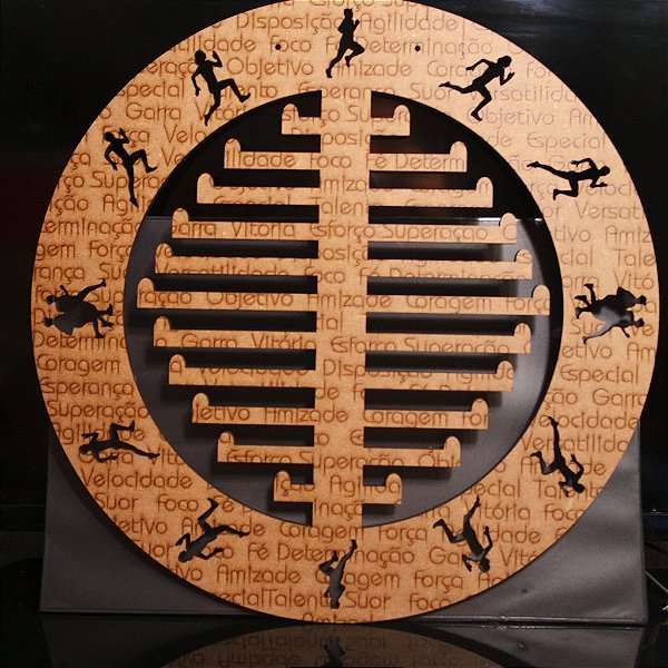 Porta Medalhas Corrida Estilo Mandala (Não Personalizado)
