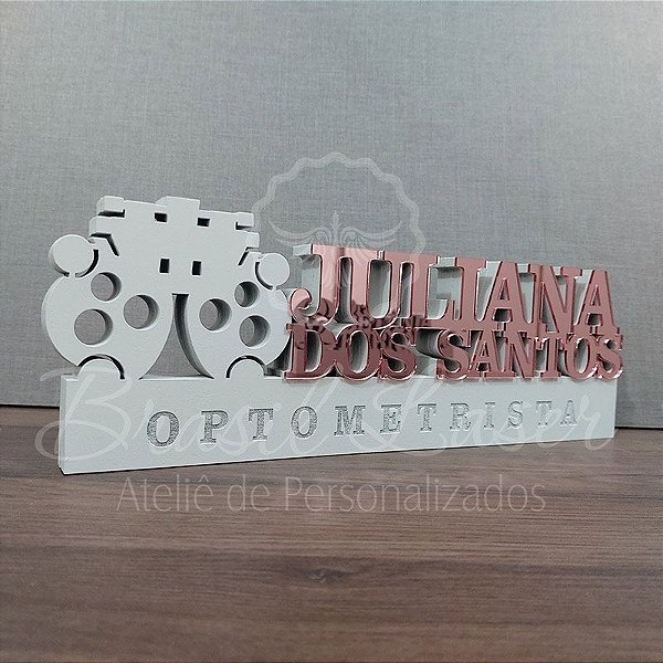 Decoração com Nome Personalizado e Profissão / Cabeleleiro / Cabelelei -  Brasillaser Ateliê de Personalizados