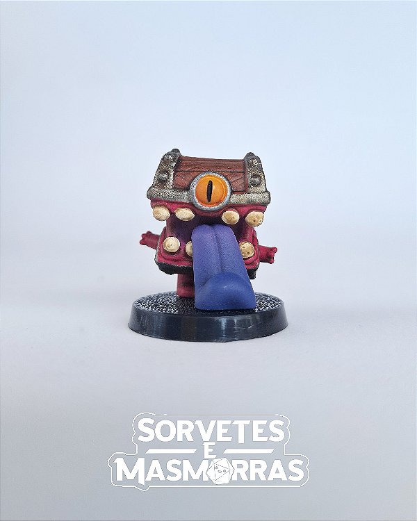 Miniatura de RPG Mímico de Baú