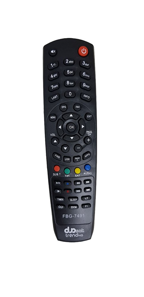 Controle Remoto Receptor Duosat Trend HD / Troy HD Generation