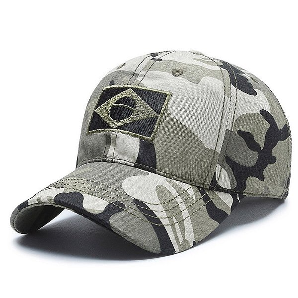 Boné Camuflado Brasil Patriota