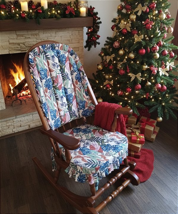 Cadeira De Balanço Florestano 1,18/40 X 64 X 50 Móveis De Gramado