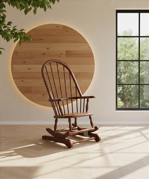 Cadeira De Balanço Encosto Alto 1,18/40 X 64 X 50 - Móveis De Gramado