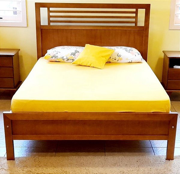 Cama de Casal 1,40 x 1,90 - Móveis de Gramado