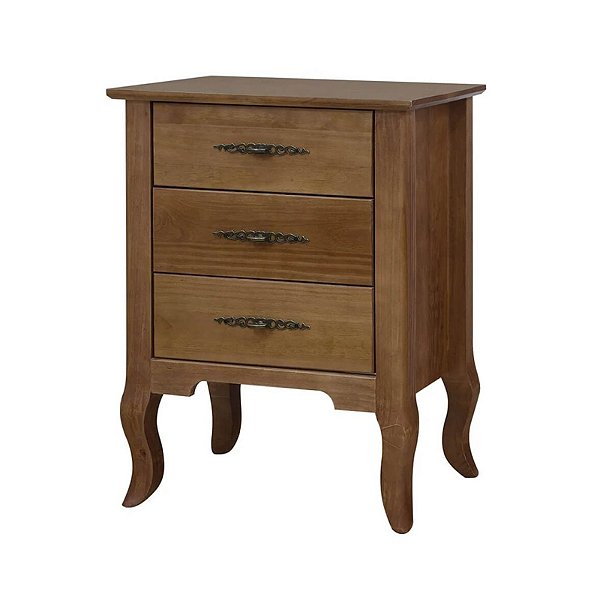 Mesa de Cabeceira Madrid 73 x 36 x 54 - (02 Unidades) - Móveis 3D