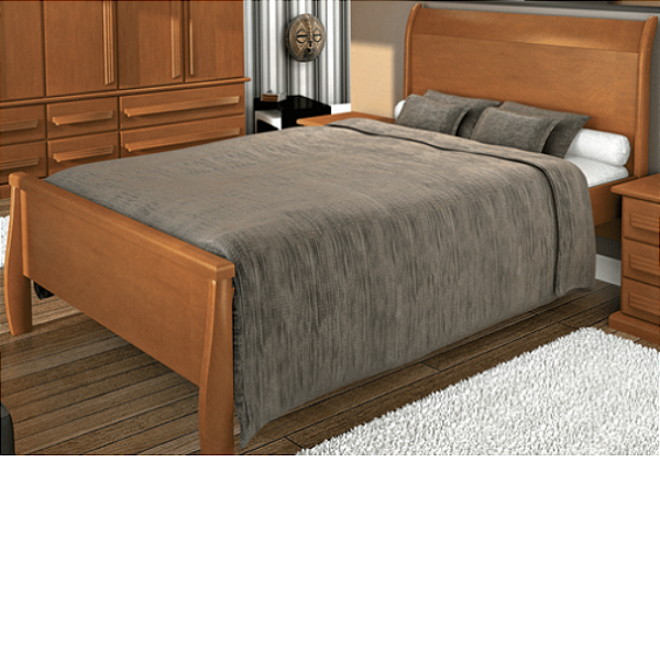 Cama Maciça 1,00 x 1,90 - Móveis de Gramado