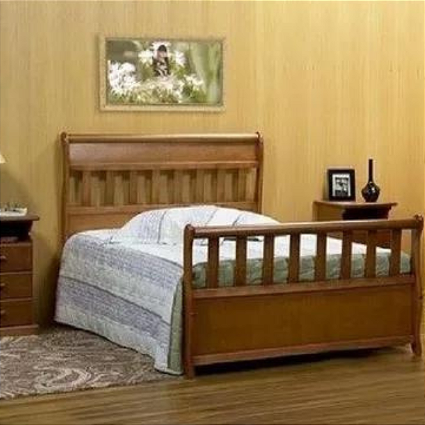 Cama de Solteiro 80 x 1,90 - Móveis de Gramado