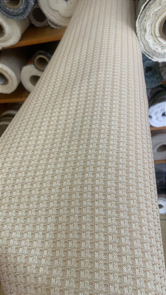 Almofadas Tweed Ocre Para Cadeira de Balanço - Móveis De Gramado