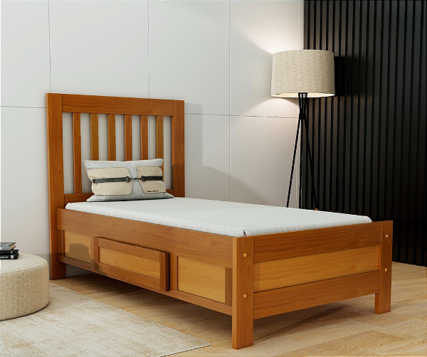Cama de Solteiro Ipanema Com Gavetas 1,90 x 90 - Móveis Imosest