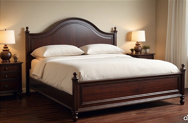 Cama de Madeira Maciça - Móveis de Gramado